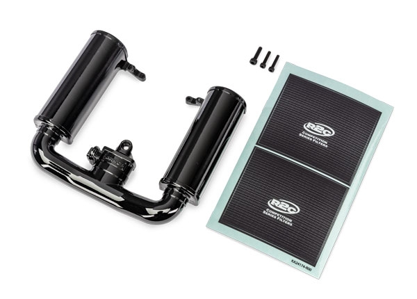 Traxxas 10985-BLKGLS Motorinsug Blank Svart Funco Sand Car
