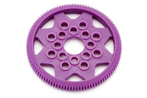 HPI HP76706 Spur Gear 106 Tooth (64 Pitch / 0.4M)(W/O Balls)