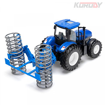 Tractor with roller RC RTR 1:24