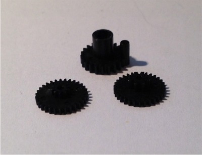 Delrin Servo Gear Set (3pcs)