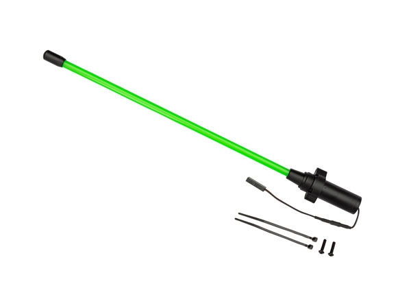 Traxxas 10992-GRN Whip Antenna LED Green Funco Sand Car