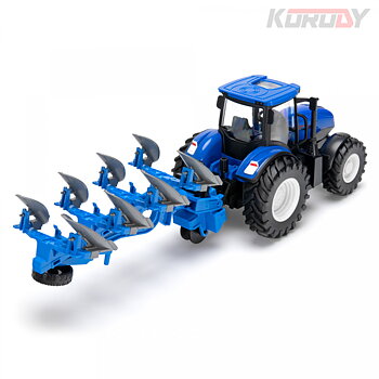 Tractor with switch plow RC RTR 1:24