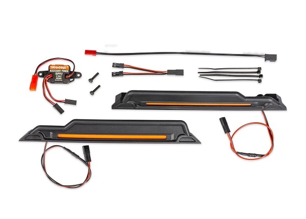 Traxxas 10998-ORNG LED Ljus Chassie Orange Komplett X-Maxx, XRT, Funco