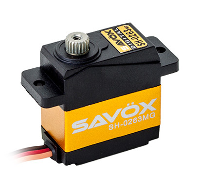 Savöx SH-0263MG Servo 2,2Kg 0,10s Alu Metalldrev Mikro