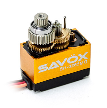 Savöx SH-0263MG Servo 2,2Kg 0,10s Alu Metalldrev Mikro - 2