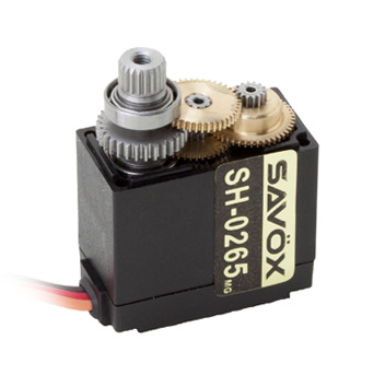 Savöx SH-0265MG Servo 2,4Kg 0,075s Metalldrev Mikro - 2