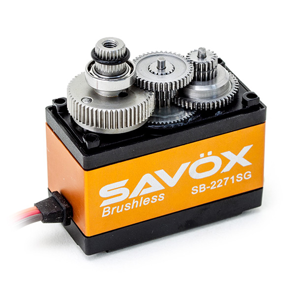 Savöx SB-2271SG Servo 20Kg 0,065s HV Alu Brushless Stäldrev - 2