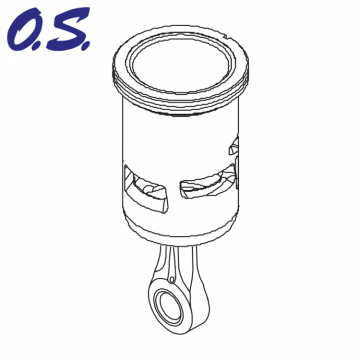 Piston, Sleeve & Conrod Max-R21