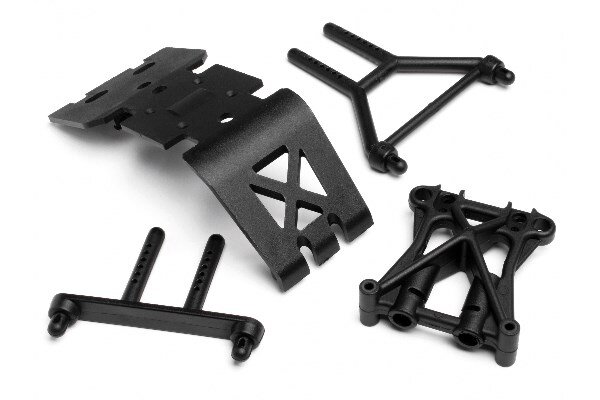 HPI HP82014 Skid Plate/Shock Tower Set