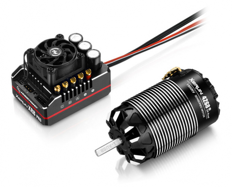 Hobbywing Xerun Combo XR8 Pro G2 4268SD G3 1900kV Off-Road-A
