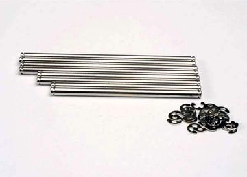 Traxxas 4939X Bärarmsaxlar Rostfria Set