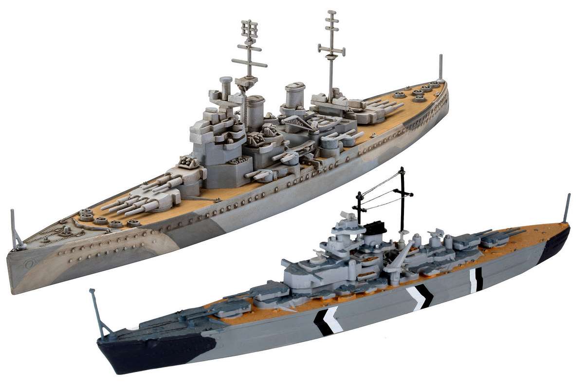 Revell 5668 First Diorama Set - Bismarck Battle