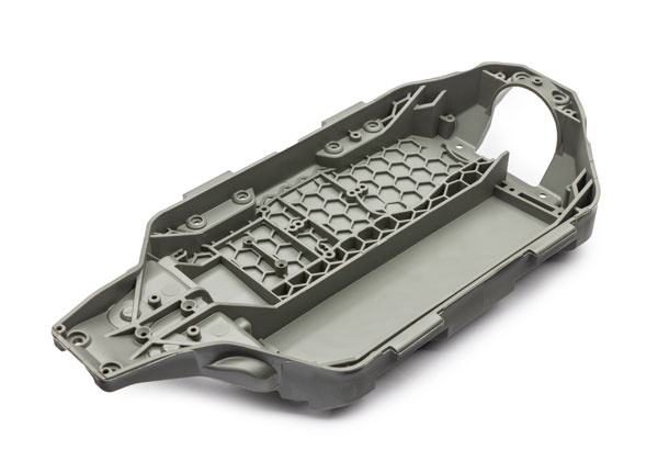 Traxxas 7422-GRAY Chassi Bottenplatta Grå Jato 4x4