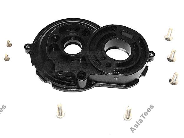 GPM SCX10 II Aluminium Motor Mount Svart
