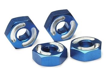 Hex Wheel Hubs 14mm Aluminium (4)