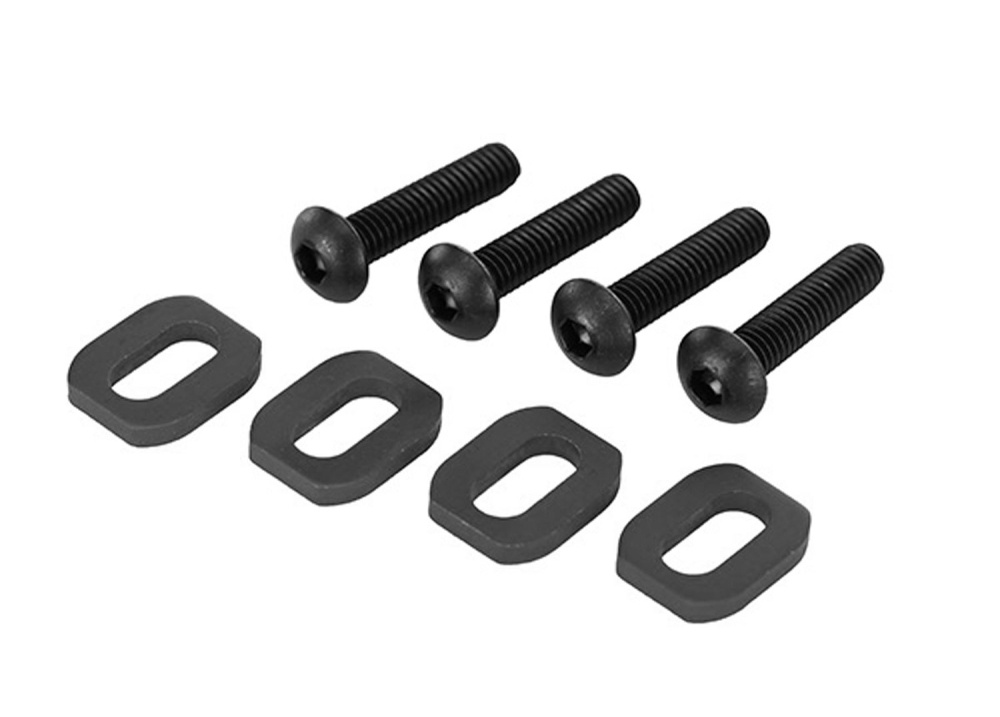 Traxxas 7759-BLK Brickor Motorfäste Alu Svart med Skruv (4) X-Maxx, XRT