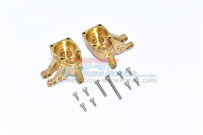 GPM Axial Capra Brass Inner Part Of Front Knuckle Arms - 12Pcs Set