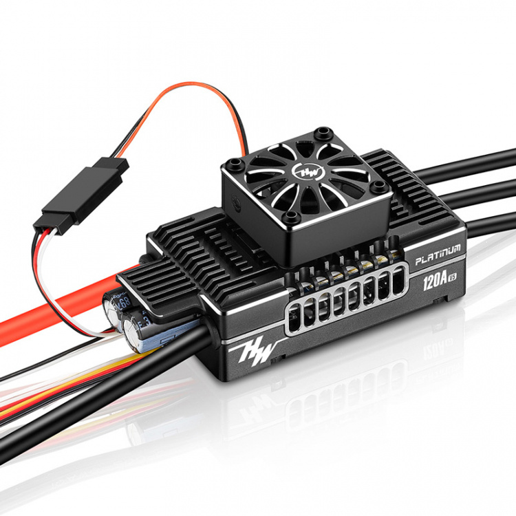 Hobbywing 30203402 Platinum Pro 120A Fartreglage 3-8S V5 - 2