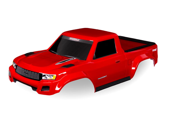 Traxxas 8187-RED Body TRX-4 Sport (Clipless) Red