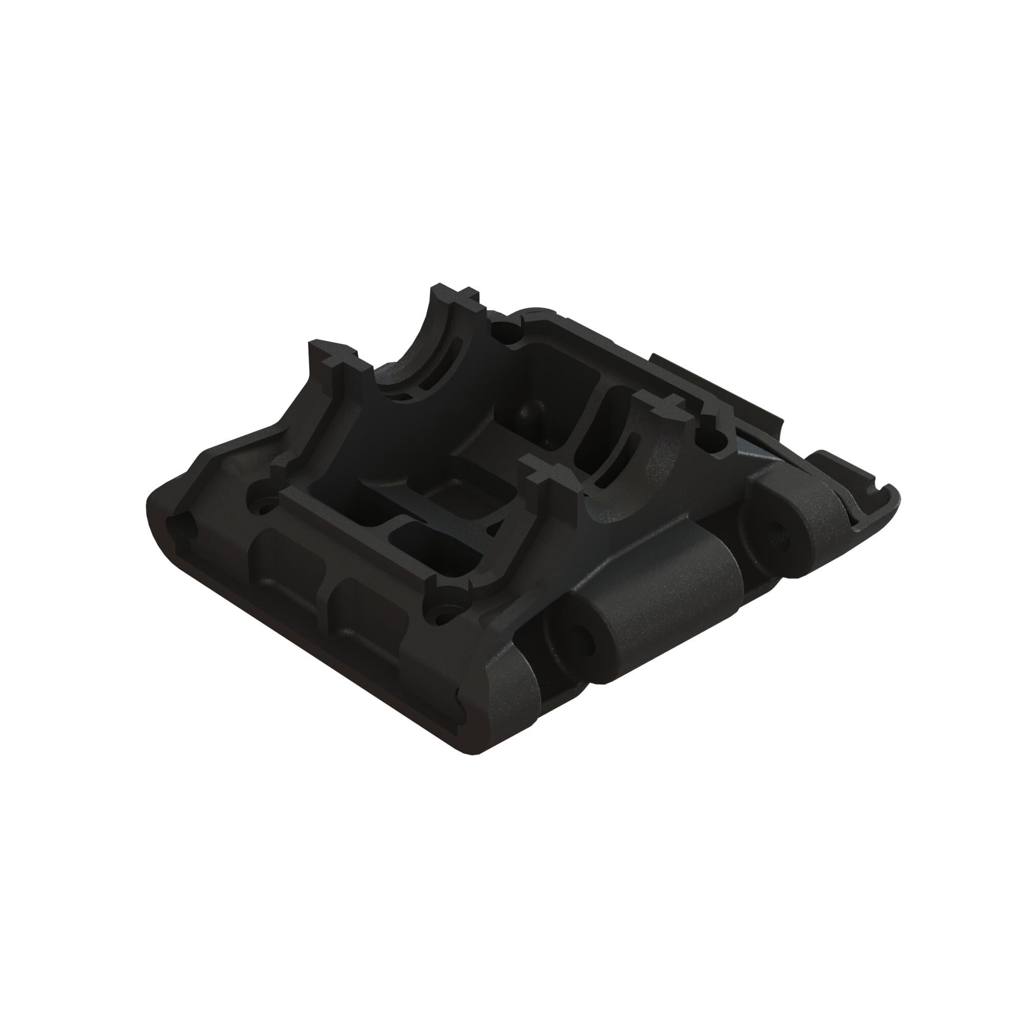 Arrma ARA320673 Rear Lower Skid/Gearbox Mount (Black)
