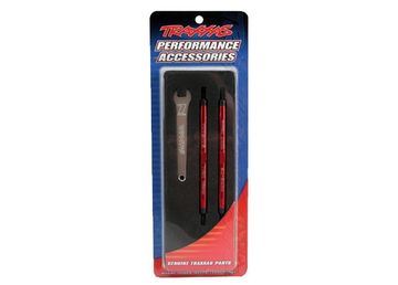 Turnbuckle Toe Links Front 112mm Aluminium Red (2)