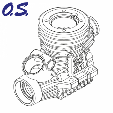 O.S.Engine 2CC01000 Vevhus SPEED R21GT