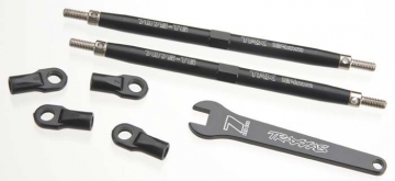 Turnbuckle Toe Links Rear 124mm Aluminium Black (2)