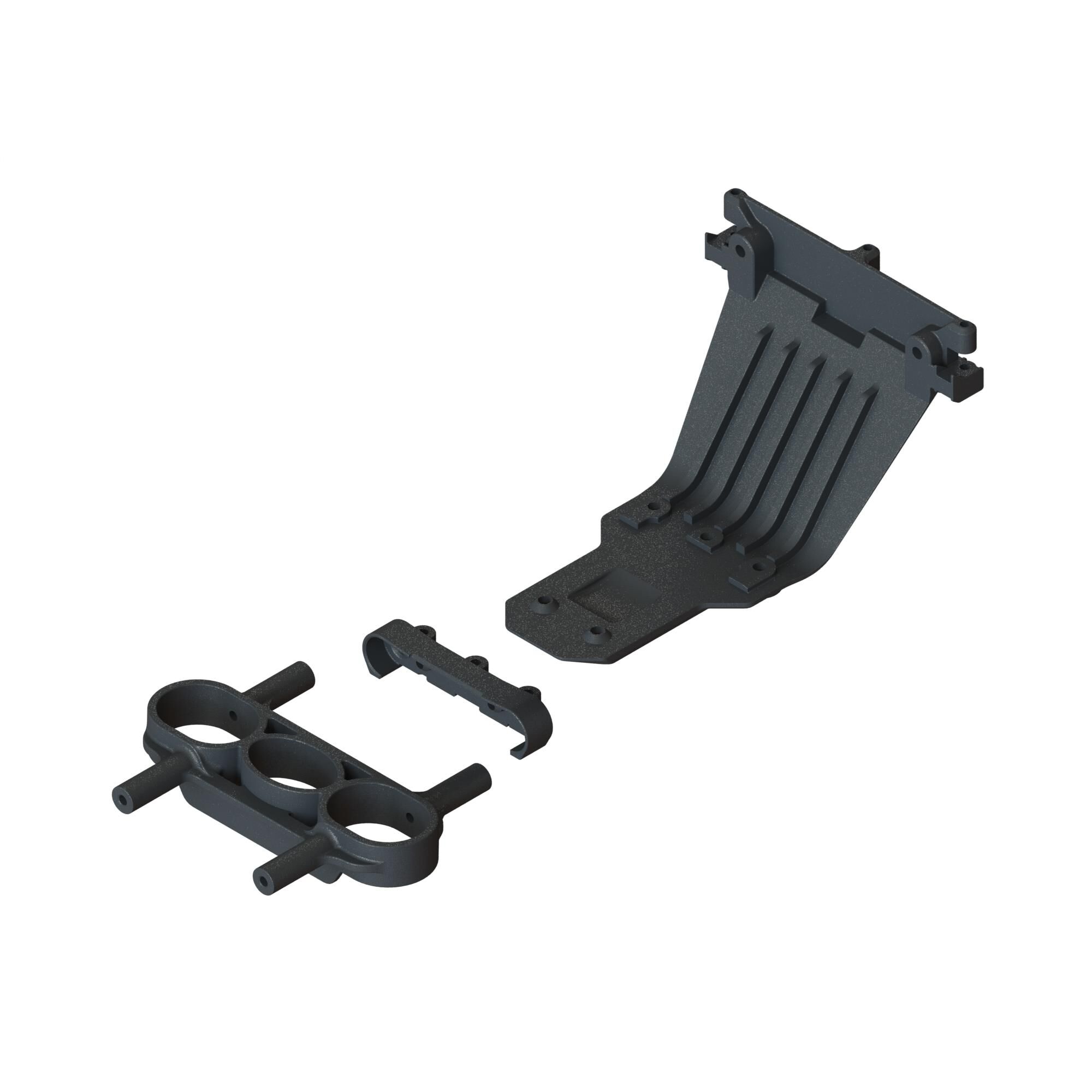Arrma ARA320723 Rear Skid Skid Mount and Bumper Loop