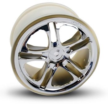 Traxxas 5172X Fälg Split-Spoke Krom (14mm) 3.8" (2)