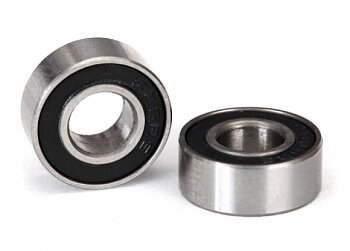 Ball Bearing 6x13x5 Back Rubber Seal (2)