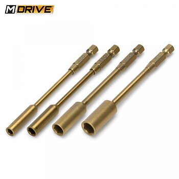 M-Drive 10100 Power Tool Bits Set Mutter 4, 5.5, 7 & 8mm