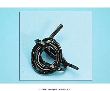 400/14 Edging strip, 600mm, black