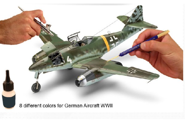 Revell 36200 Model Color, German Aircraft WWII 8x17ml