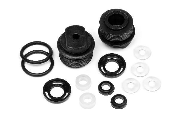 HPI HP85233 Shock Bottom Cap Set (Assembled/2Pcs)