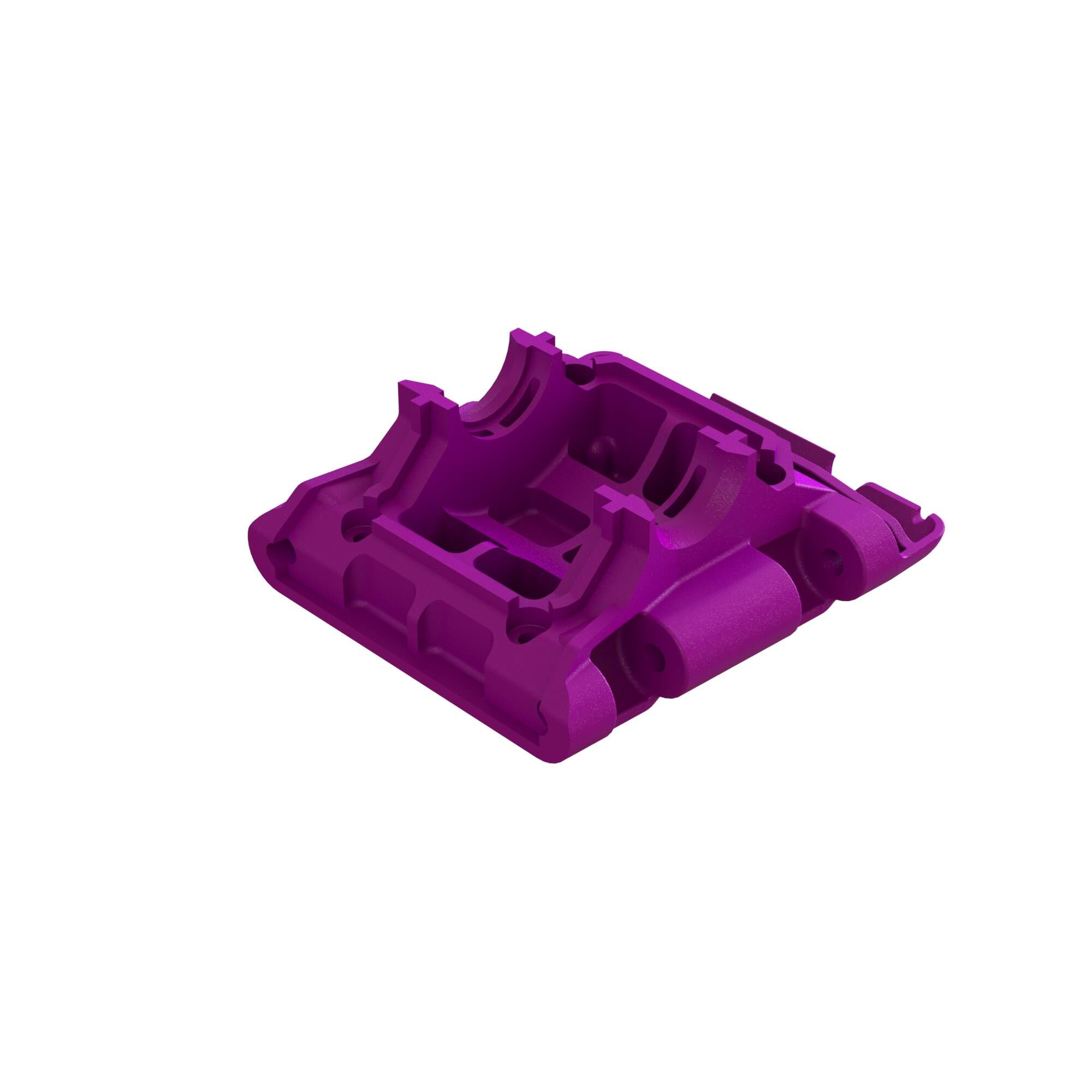 Arrma ARA320770 Rear Lower Skid/Gearbox Mount Purple