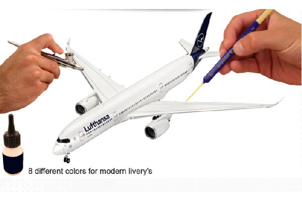 Revell 36203 Model Color, Modern Airliner 8x17ml