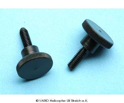 800/32 Knurled head screw M4, external