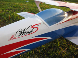 Miss WindS 50E Biplane Blue/Red