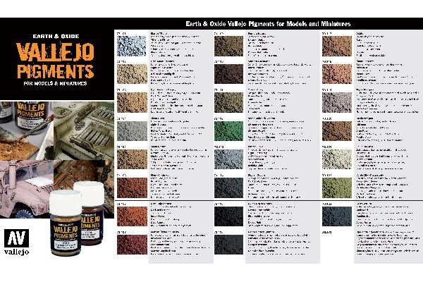 VALLEJO CC088 COLORCHART PIGMENT