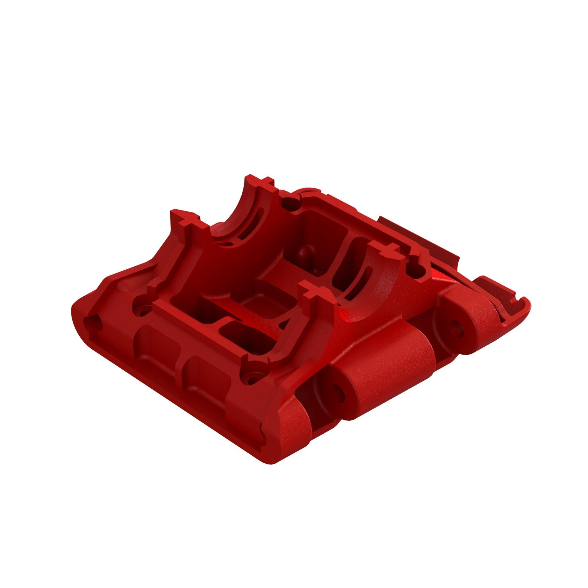 Arrma ARA320778 Rear Lower Skid/Gearbox Mount Red