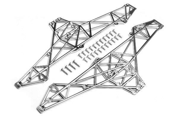 HPI HP85254 Main Chassis Set (Matte Chrome)