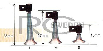 Alum. horn set S