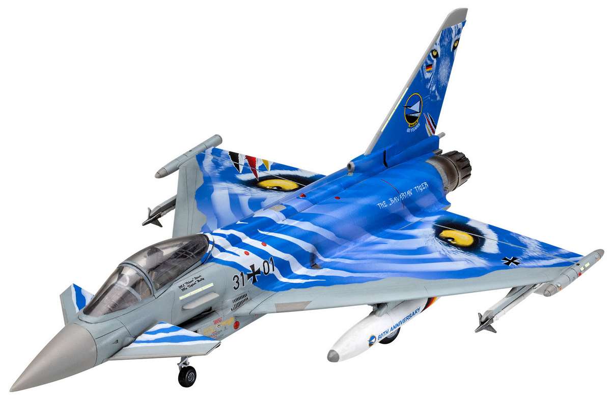 Revell 63818 Model Set Eurofighter Typhoon'Bavarian Tiger 2021'