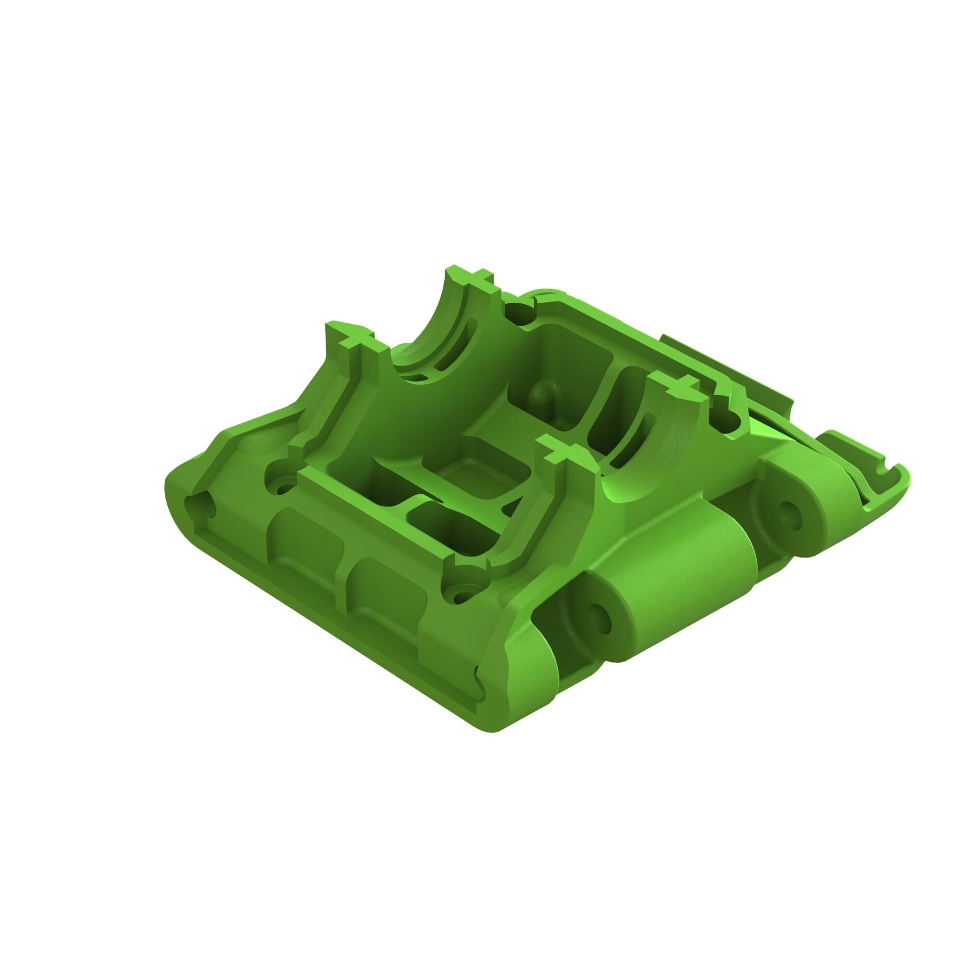 Arrma ARA320792 Rear Lower Skid/Gearbox Mount Green