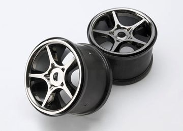 Wheels Gemini Black Chrome (17mm) 3.8" (2)
