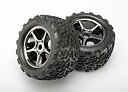 Tires & Wheels Talon/Gemini Black Chrome (17mm) 3,8" TSM (2)