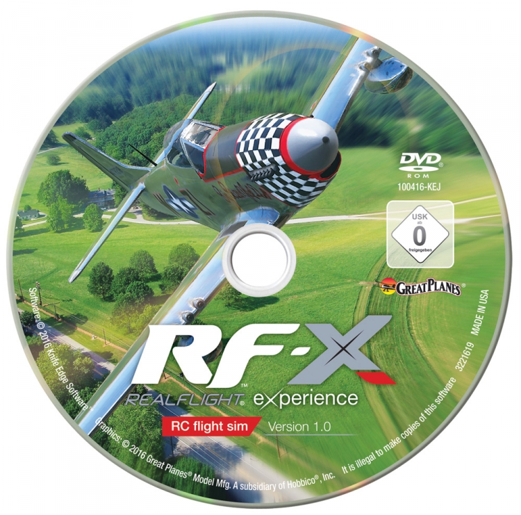 RealFlight RF-X Mjukvara / InterLink-X Radio - 2