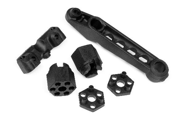 HPI HP85279 Front Body Mount/Wheel Hub Set (2Pcs)
