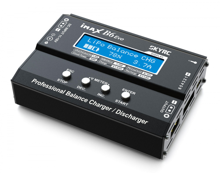 SkyRC B6 Evo Laddare 6A/60W 12VDC