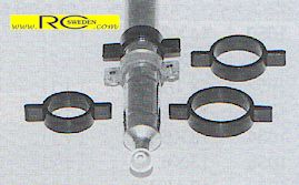 Muffler band with aluminimum spacer 50mm